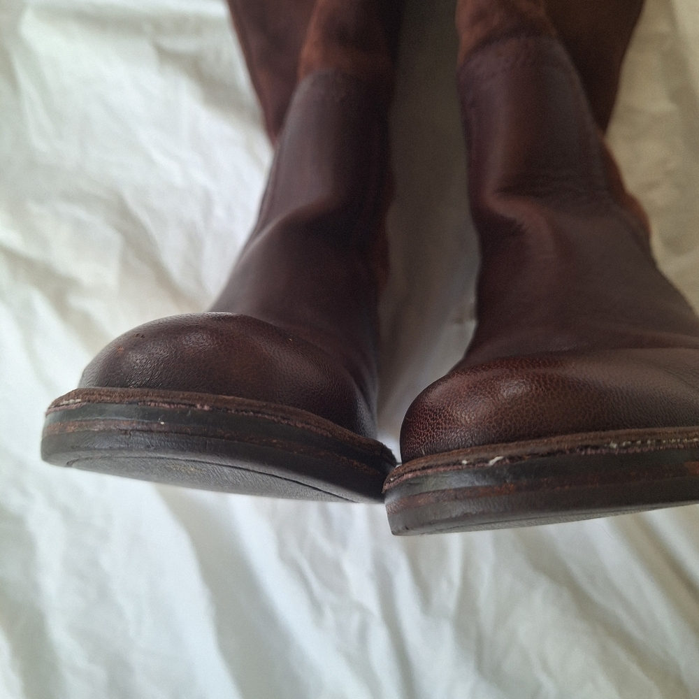 Ugg Castille Java Brown Suede Leather Riding Boot… - image 3